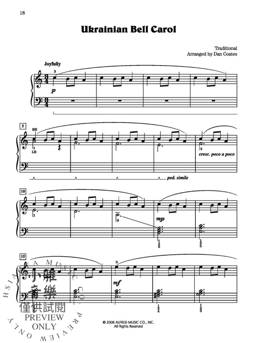 Fun & Jolly Christmas Songs, Book 2 | 小雅音樂 Hsiaoya Music