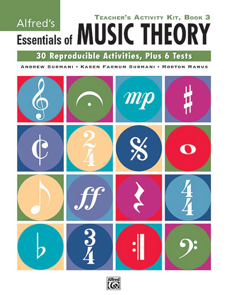 Alfred's Essentials of Music Theory: Teacher's Activity Kit, Book 3 音樂理論 | 小雅音樂 Hsiaoya Music
