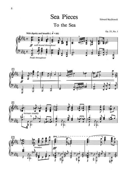 MacDowell: Sea Pieces, Opus 55 麥克道爾 小品 作品 | 小雅音樂 Hsiaoya Music