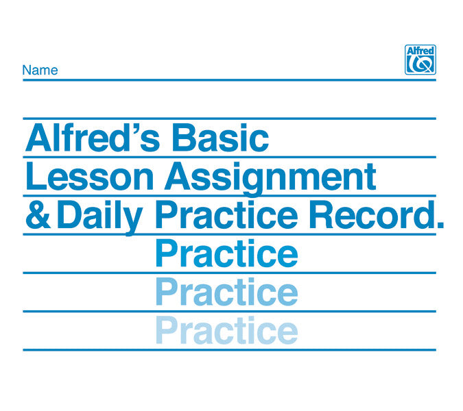 Alfred's Basic Lesson Assignment & Daily Practice Record | 小雅音樂 Hsiaoya Music