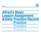 Alfred's Basic Lesson Assignment & Daily Practice Record | 小雅音樂 Hsiaoya Music