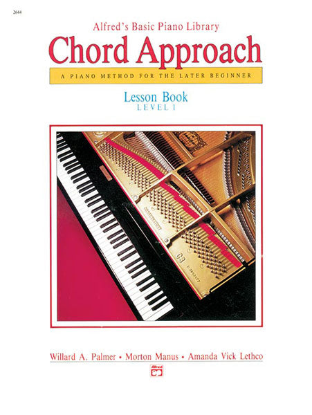 Alfred's Basic Piano: Chord Approach Lesson Book 1 A Piano Method for the Later Beginner 鋼琴和弦 鋼琴 | 小雅音樂 Hsiaoya Music