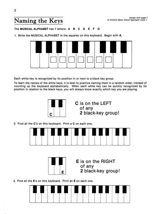 Alfred's Basic Piano: Chord Approach Theory Book 1 A Piano Method for the Later Beginner 鋼琴和弦 鋼琴 | 小雅音樂 Hsiaoya Music