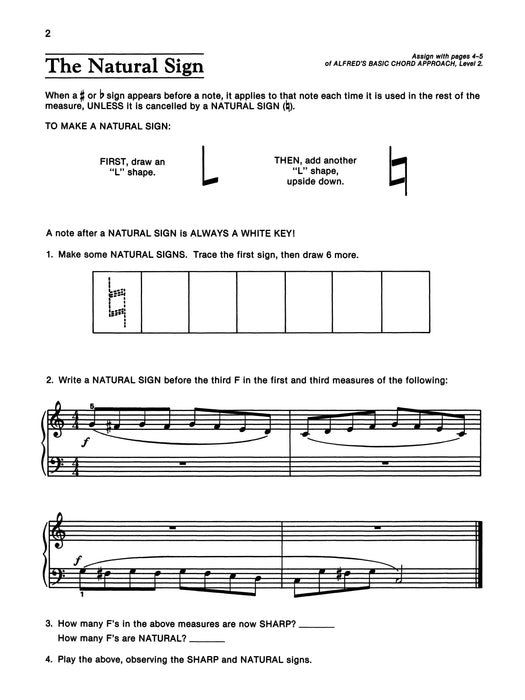 Alfred's Basic Piano: Chord Approach Theory Book 2 A Piano Method for the Later Beginner 鋼琴和弦 鋼琴 | 小雅音樂 Hsiaoya Music