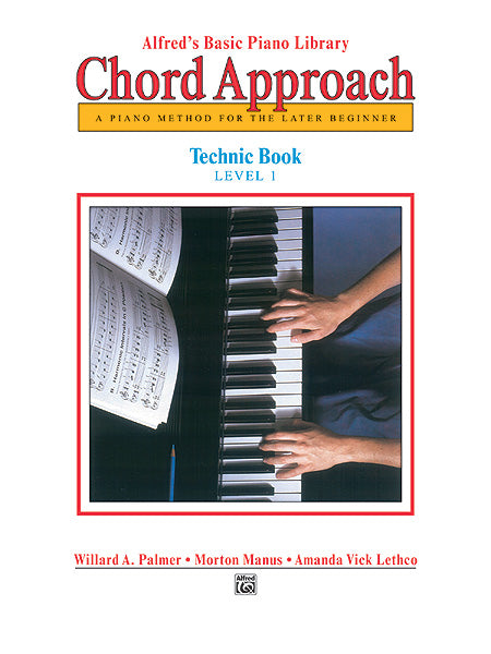 Alfred's Basic Piano: Chord Approach Technic Book 1 A Piano Method for the Later Beginner 鋼琴和弦 鋼琴 | 小雅音樂 Hsiaoya Music