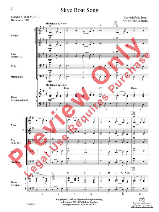 Skye Boat Song 總譜 | 小雅音樂 Hsiaoya Music