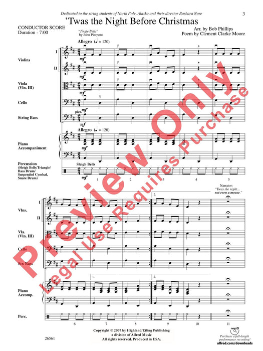 Twas the Night Before Christmas 總譜 | 小雅音樂 Hsiaoya Music