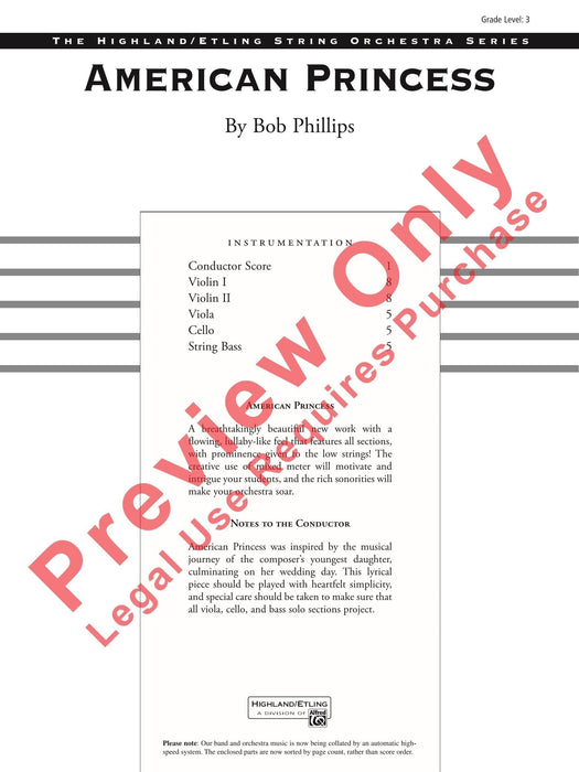 American Princess 總譜 | 小雅音樂 Hsiaoya Music