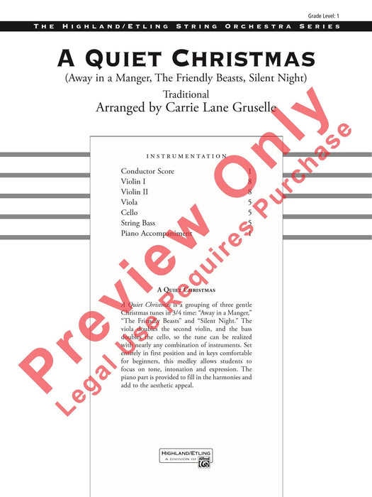 A Quiet Christmas Featuring: Away in a Manger / The Friendly Beasts / Silent Night | 小雅音樂 Hsiaoya Music