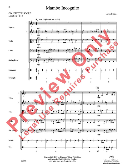 Mambo Incognito 曼波 總譜 | 小雅音樂 Hsiaoya Music