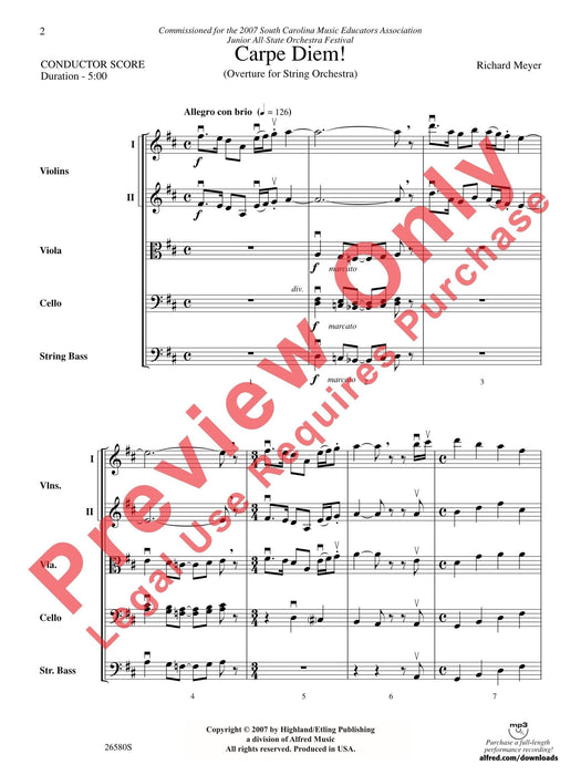 Carpe Diem! 總譜 | 小雅音樂 Hsiaoya Music