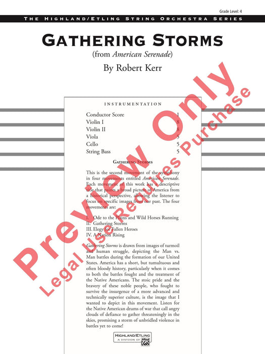Gathering Storms (Movement 2 from American Serenade Symphony) 樂章 小夜曲交響曲 | 小雅音樂 Hsiaoya Music