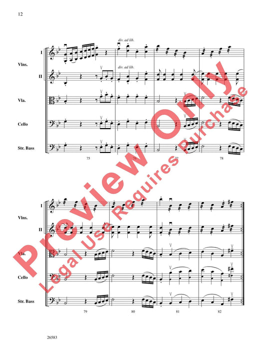 Symphony No. 25, First Movement 莫札特 交響曲 樂章 總譜 | 小雅音樂 Hsiaoya Music