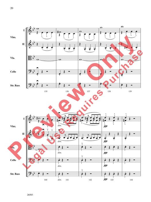 Symphony No. 25, First Movement 莫札特 交響曲 樂章 總譜 | 小雅音樂 Hsiaoya Music