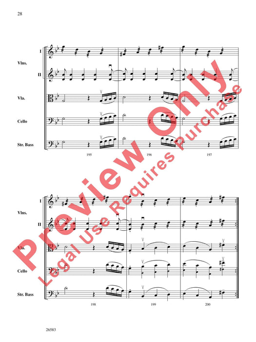 Symphony No. 25, First Movement 莫札特 交響曲 樂章 總譜 | 小雅音樂 Hsiaoya Music