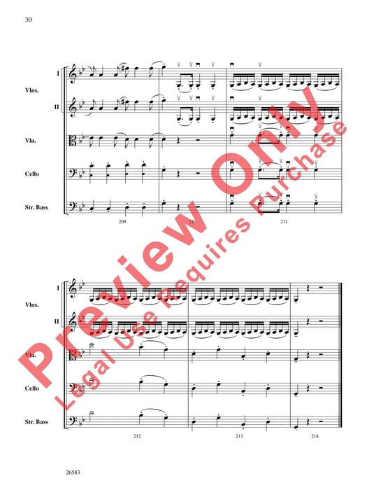 Symphony No. 25, First Movement 莫札特 交響曲 樂章 總譜 | 小雅音樂 Hsiaoya Music