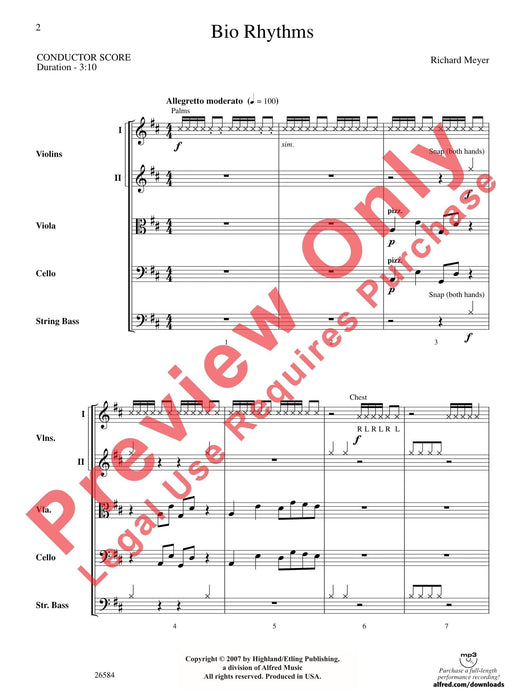 Bio Rhythms 節奏 總譜 | 小雅音樂 Hsiaoya Music