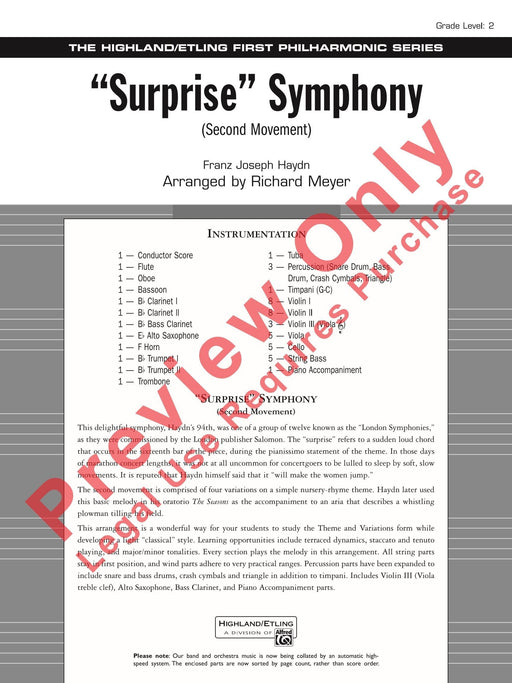 Surprise Symphony 海頓 交響曲 | 小雅音樂 Hsiaoya Music