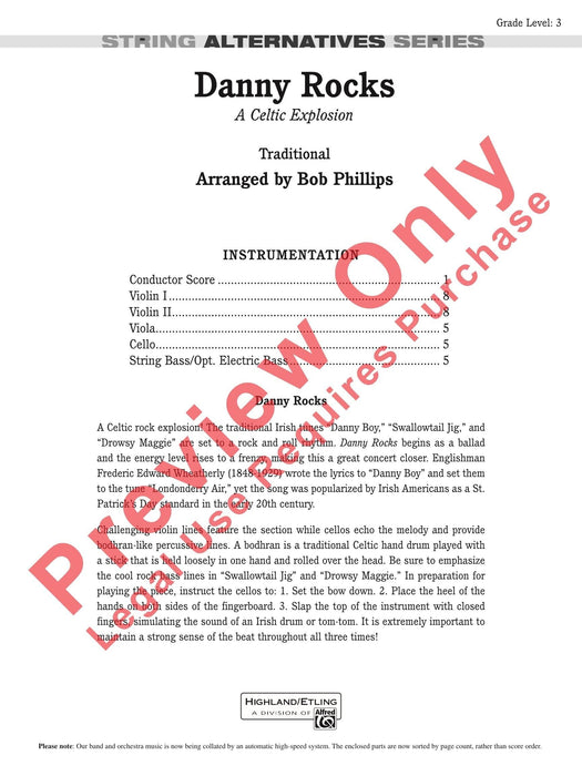 Danny Rocks 總譜 | 小雅音樂 Hsiaoya Music