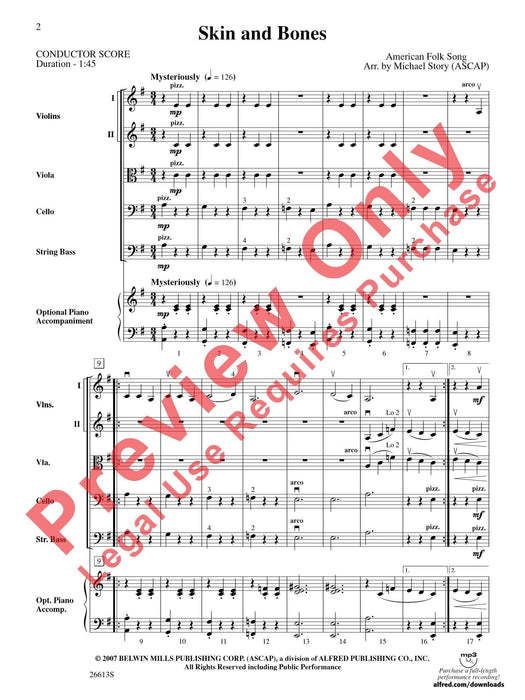 Skin and Bones 總譜 | 小雅音樂 Hsiaoya Music