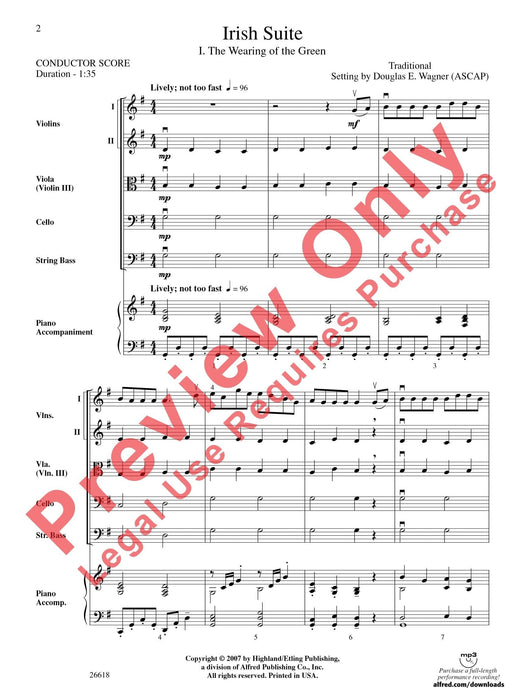 Irish Suite 組曲 總譜 | 小雅音樂 Hsiaoya Music