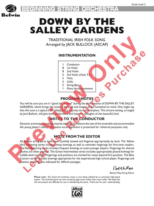 Down by the Salley Gardens 總譜 | 小雅音樂 Hsiaoya Music