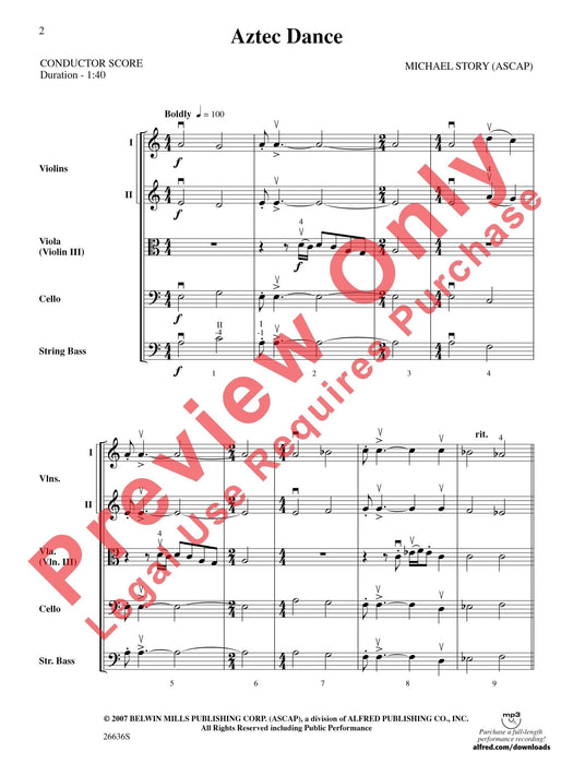 Aztec Dance 舞曲 總譜 | 小雅音樂 Hsiaoya Music