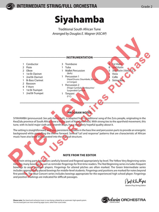 Siyahamba 總譜 | 小雅音樂 Hsiaoya Music