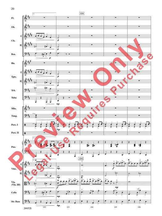 Leroy Anderson Favorites Featuring: The Syncopated Clock / Sleigh Ride / Blue Tango / Plink, Plank, Plunk! / Serenata 探戈 總譜 | 小雅音樂 Hsiaoya Music