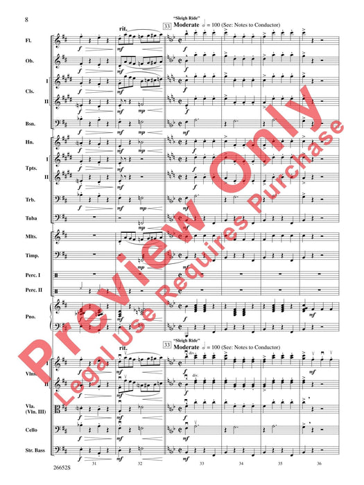 Leroy Anderson Favorites Featuring: The Syncopated Clock / Sleigh Ride / Blue Tango / Plink, Plank, Plunk! / Serenata 探戈 總譜 | 小雅音樂 Hsiaoya Music