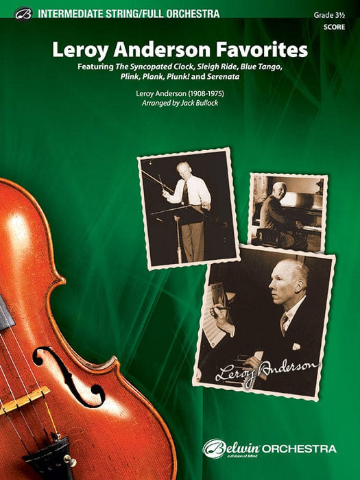 Leroy Anderson Favorites Featuring: The Syncopated Clock / Sleigh Ride / Blue Tango / Plink, Plank, Plunk! / Serenata 探戈 總譜 | 小雅音樂 Hsiaoya Music