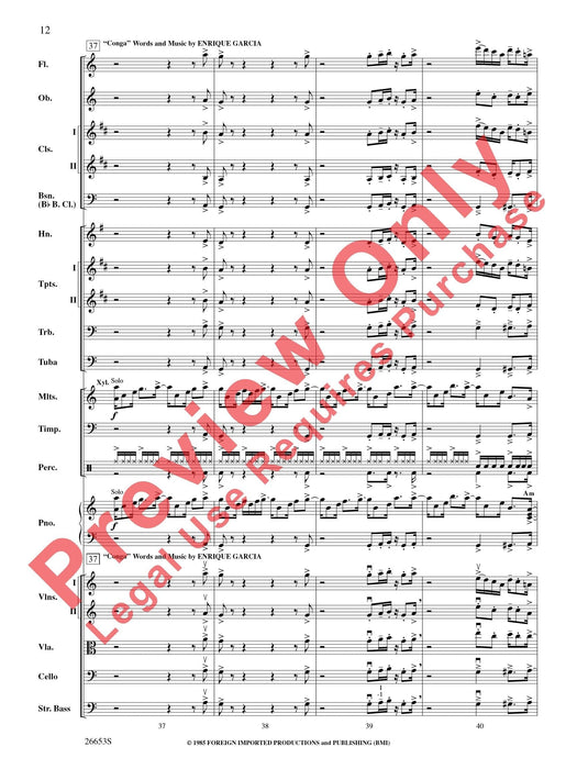 Gloria Estefan Rocks Featuring: Conga / Rhythm Is Gonna Get You 康加鼓節奏 總譜 | 小雅音樂 Hsiaoya Music