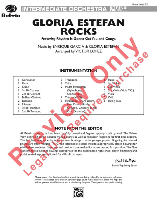 Gloria Estefan Rocks Featuring: Conga / Rhythm Is Gonna Get You 康加鼓節奏 總譜 | 小雅音樂 Hsiaoya Music