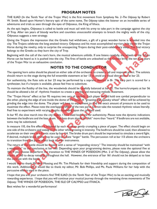 The Iliad 總譜 | 小雅音樂 Hsiaoya Music