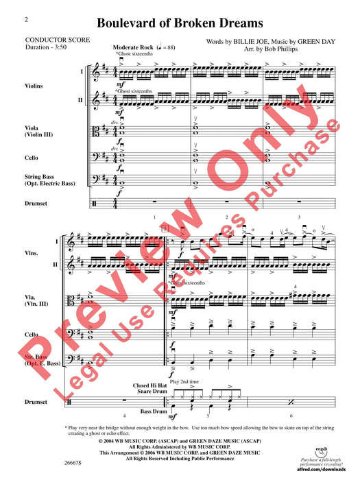 Boulevard of Broken Dreams 總譜 | 小雅音樂 Hsiaoya Music