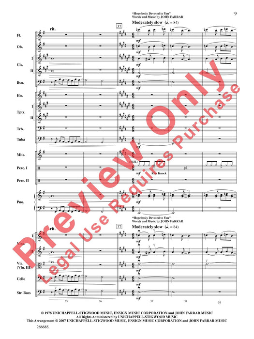 Grease Featuring: Grease / Hopelessly Devoted to You / You're the One That I Want 總譜 | 小雅音樂 Hsiaoya Music