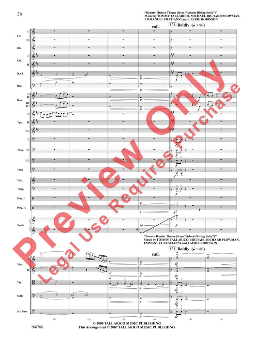 Suite from Video Games Live Featuring music from: Halo / Civilization IV / Bounty Hunter / Kingdom Hearts 組曲 總譜 | 小雅音樂 Hsiaoya Music