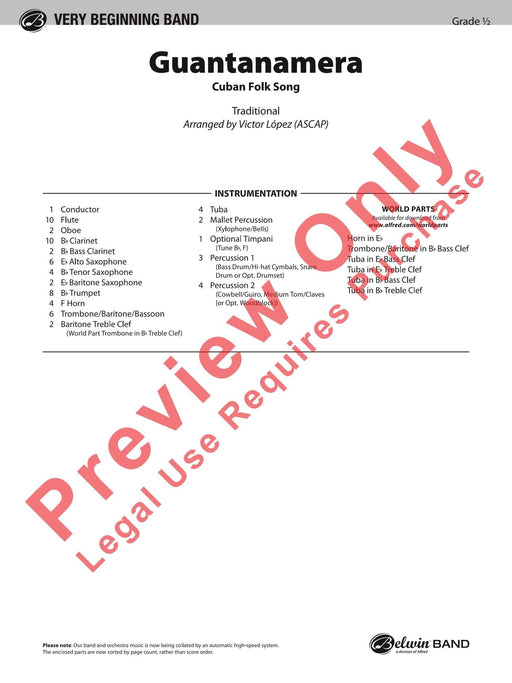 Guantanamera 總譜 | 小雅音樂 Hsiaoya Music