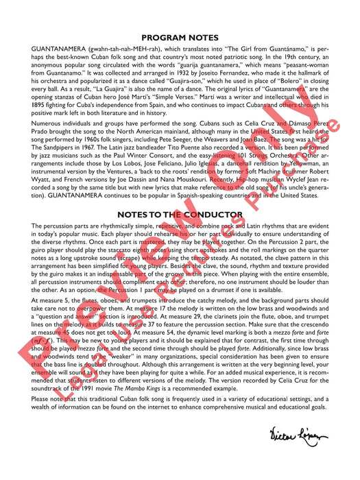 Guantanamera 總譜 | 小雅音樂 Hsiaoya Music