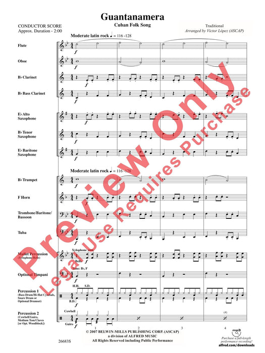 Guantanamera 總譜 | 小雅音樂 Hsiaoya Music