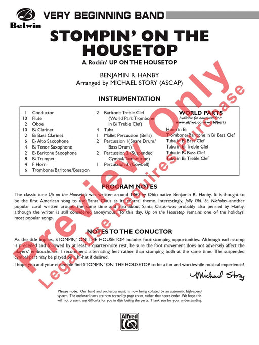 Stompin' on the Housetop 總譜 | 小雅音樂 Hsiaoya Music