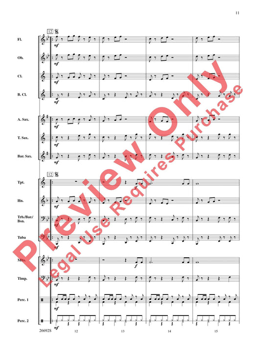 Belwin Beginning Band Kit #3 A Complete Concert Including: Barcarolle / Olé / Flyin' Fingers / Top of the Class 音樂會 船歌 總譜 | 小雅音樂 Hsiaoya Music