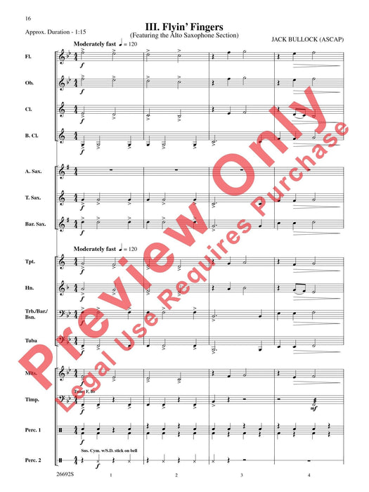 Belwin Beginning Band Kit #3 A Complete Concert Including: Barcarolle / Olé / Flyin' Fingers / Top of the Class 音樂會 船歌 總譜 | 小雅音樂 Hsiaoya Music