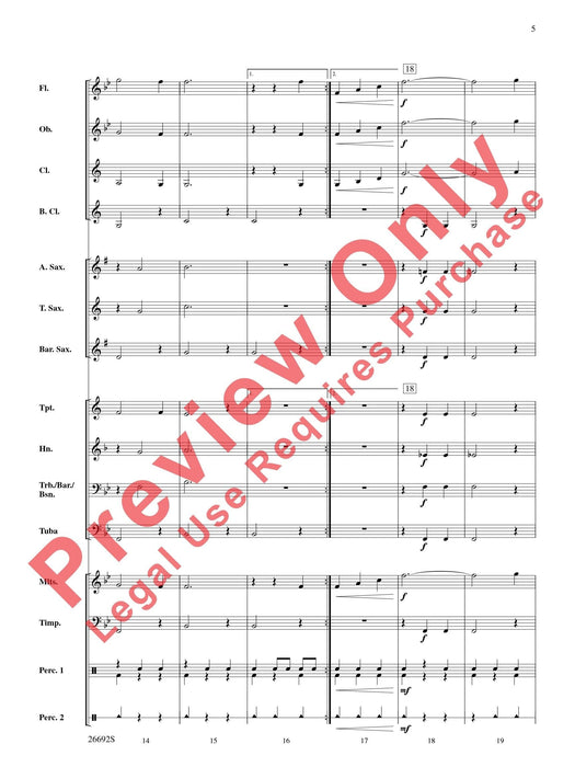 Belwin Beginning Band Kit #3 A Complete Concert Including: Barcarolle / Olé / Flyin' Fingers / Top of the Class 音樂會 船歌 總譜 | 小雅音樂 Hsiaoya Music