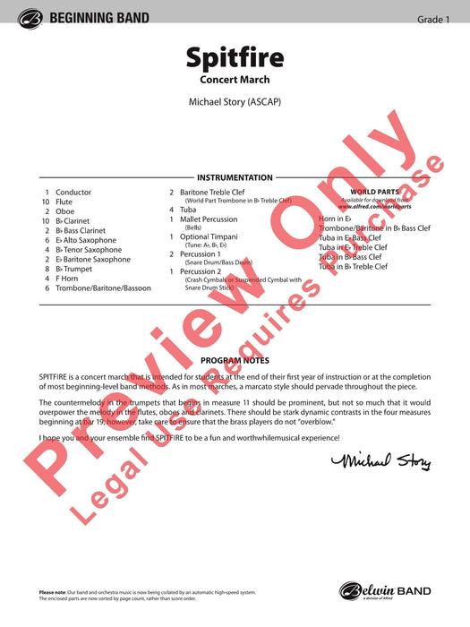 Spitfire 總譜 | 小雅音樂 Hsiaoya Music