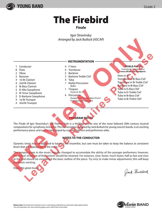 The Firebird 斯特拉溫斯基伊果 火鳥 總譜 | 小雅音樂 Hsiaoya Music