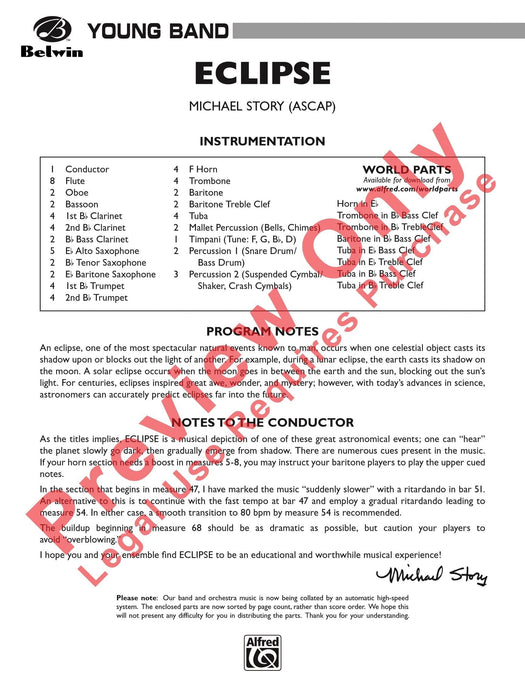 Eclipse 總譜 | 小雅音樂 Hsiaoya Music