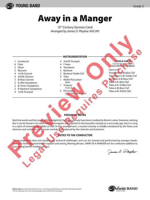 Away in a Manger 總譜 | 小雅音樂 Hsiaoya Music