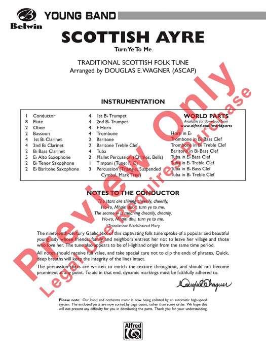 Scottish Ayre 總譜 | 小雅音樂 Hsiaoya Music