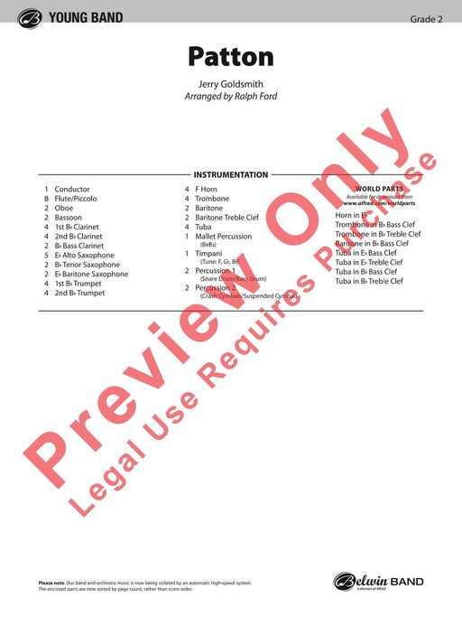 Patton 總譜 | 小雅音樂 Hsiaoya Music